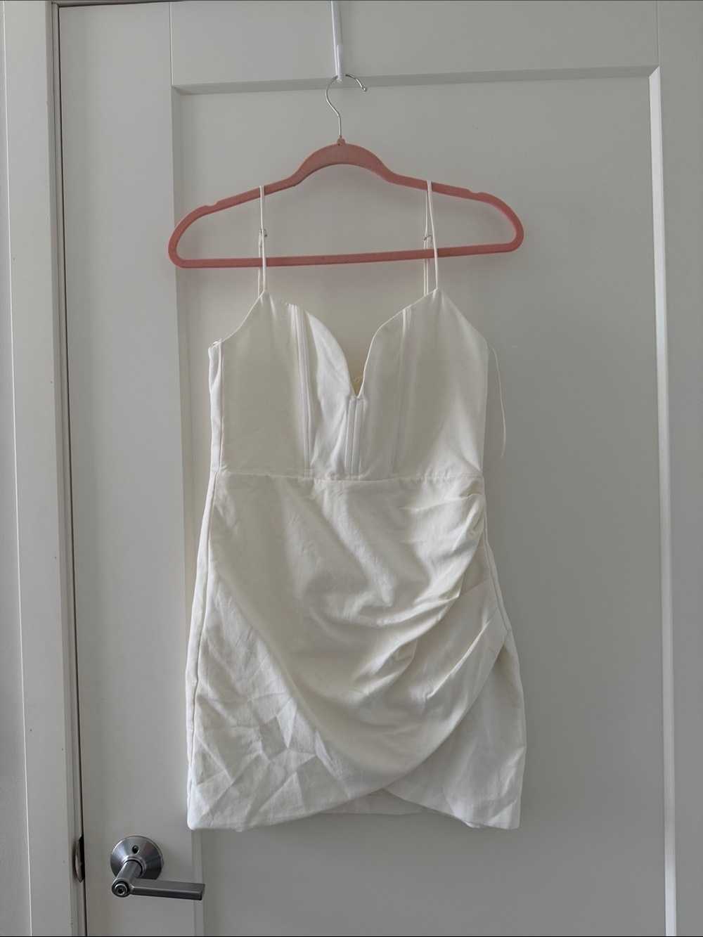 Zara White Mini Dress donating soon